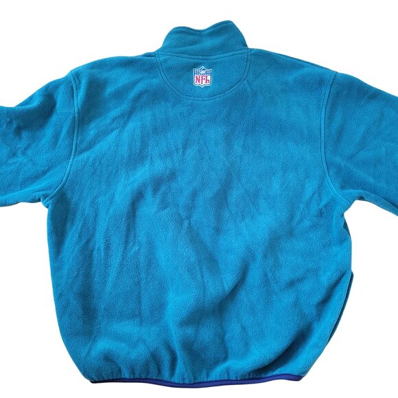Starter Miami Dolphins NFL Pro Line Fleece Pullover Jacket L Half Zip Embroidere - Picture 7 of 10